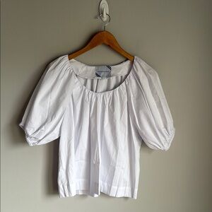 Addison Bay White Puff Sleeve Blouse